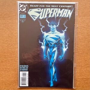 Superman #123 DC Comics May 1997 Glow In The Dark Cover-1st New Powers & Costume